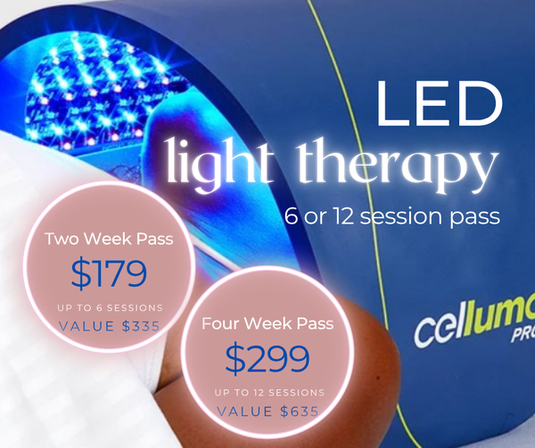LED Light Therapy Two or Four Week Concession Pass